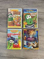 Front covers of all four cases