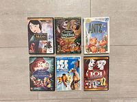 All six DVD cases front covers