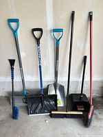 All eight tools lined up for overall view