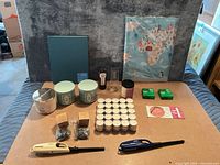 Group shot of entire lot on tabletop