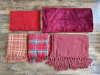 All five items laid flat showing size, color and pattern