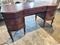 Full view of desk showing overall design and condition