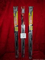 Front view of three packaged 24" TRIPLEDGE silicone wiper blades
