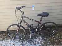 Full left-side view of Gary Fisher Capitola bicycle with accessories