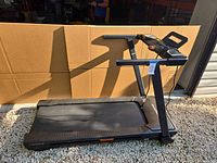 Side view of full NordicTrack T Series 5 treadmill