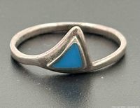 Top view showing ring design and enamel detail