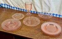 All items on tabletop showing quantity and styles