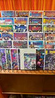 Front view of Stormwatch comics #0-20 and extras displayed in rack