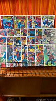 All 26 bagged Spider-Man 2099 comics displayed on rack