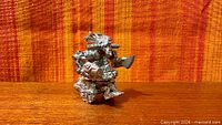 Front view of unpainted pewter Khorne Lord of Battles miniature