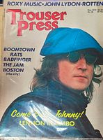 Front cover of Trouser Press May 1979 Issue No.35 featuring John Lennon