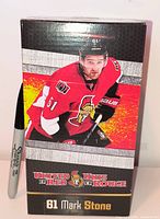 Front view of boxed Mark Stone Ottawa Senators bobblehead