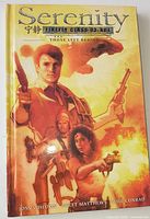 Front cover of the Serenity hardcover graphic novel