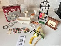 Overall lot layout showing all items