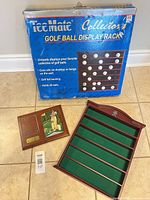 Box, used rack and plaque overview