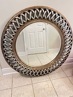 Front view of entire mirror showing frame design and size