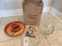 All items with Xpress box, Nordic Ware server, two glass bowls, manual visible