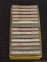 All needles in yellow holder