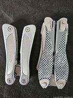 Both multi-tools closed, side by side