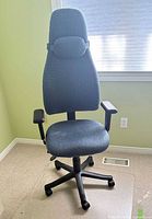 Full view of high back ergonomic office chair