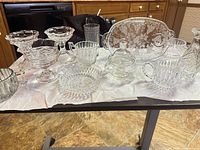 All pieces laid out on table for overall view