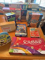 Overview of all items on table