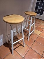 Both stools side by side showing full design and height