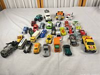 Group overhead shot of all 28 vehicles