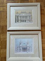 Both framed prints together