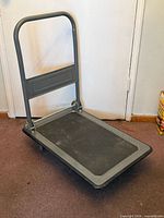 Full view of folding platform cart