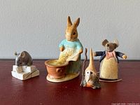 Group shot of all four figurines