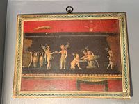 Front view of the print showing full image and hanging ring