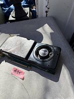 Top view of graphics card showing blower fan and shroud