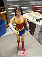 Full view of 12" Wonder Woman action figure standing upright