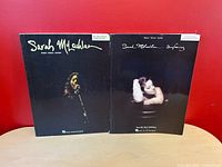Front covers of both Sarah McLachlan sheet music books