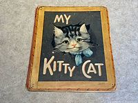 Front cover showing title and kitten illustration