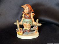 Front view of Goebel Hummel "Just Resting" figurine showing overall design