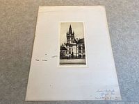 Full view of matted etching