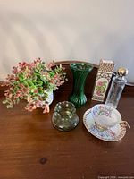 Group shot showing all six items on tabletop