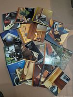 All books laid out showing front covers and subjects