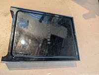 Top view of Netgear router showing logo and surface condition