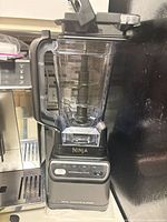 Front view of Ninja Professional Total Crushing blender showing base, pitcher, lid and blade assembly