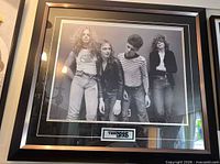Full view of framed Teenage Head photograph