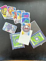 Marvel Images trading cards, sleeve pack and hard case displayed