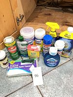 Group shot of assorted cleaning supplies