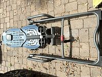 Full top view of Hang Ups EP-960 inversion table showing frame, bed, ankle lock