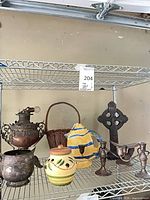 Group shot of all items on shelf