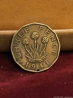 Reverse showing thrift plant and date 1941