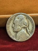 Obverse of 1943 Jefferson Nickel