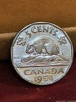 Reverse showing beaver design and date